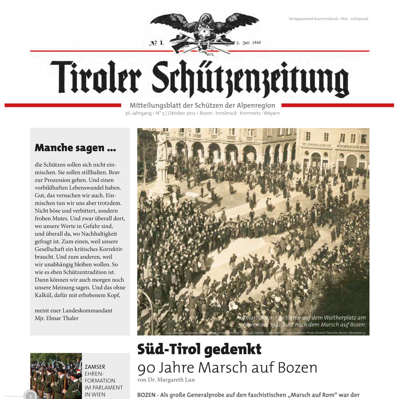 Schützenzeitung Nr. 5-2012