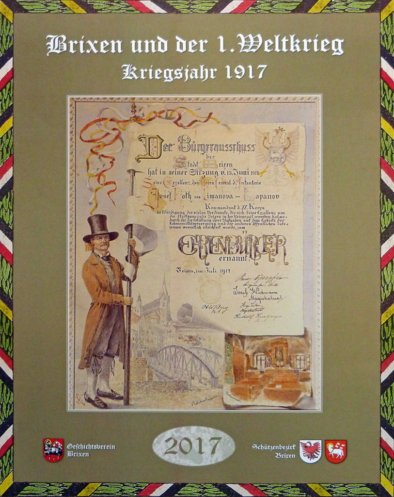Fotokalender “Brixen und der 1. Weltkrieg” erschienen