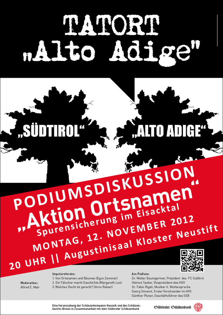 Aktion Ortsnamen – Spurensicherung im Eisacktal