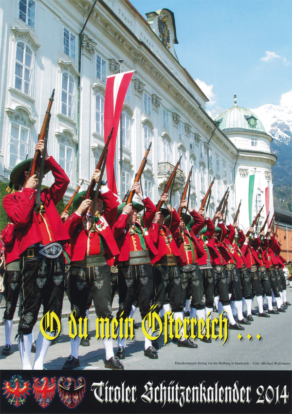 Der Tiroler Schützenkalender 2014 ist erschienen