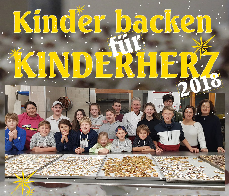 Kinder backen für Kinderherz