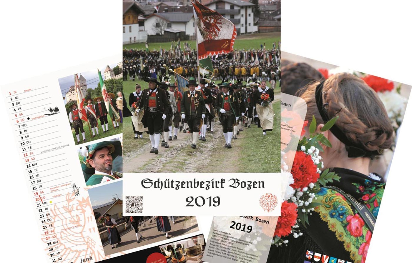Schützenkalender des Bezirkes Bozen erschienen